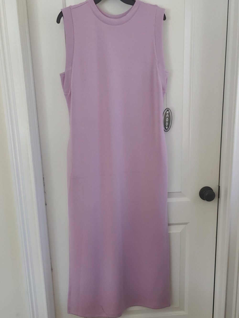 SCOOP Sleeveless Midi Dress in Lavender. NWT